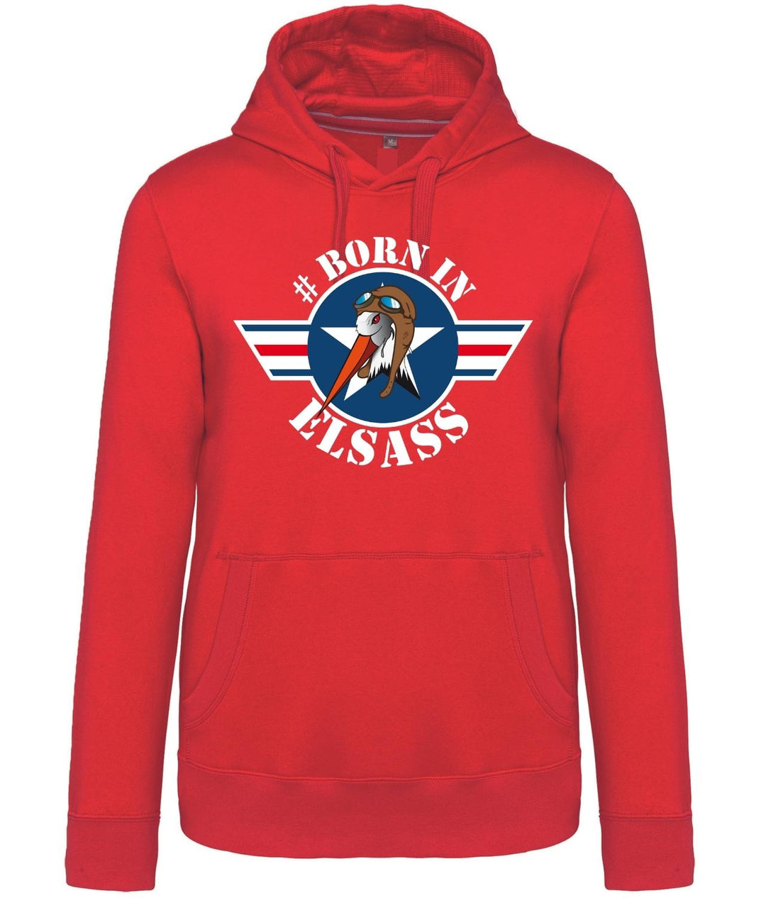 Sweat à capuche Elsass Army Mixte - Coton Biologique de Born In Elsass