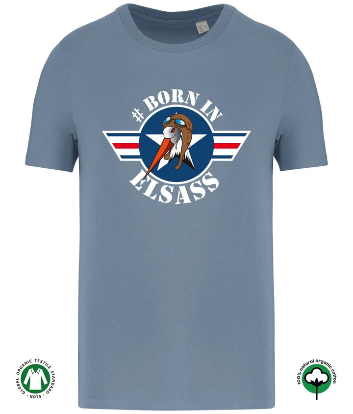 T-Shirt Elsass Army Mixte - 100% Coton Biologique de Born In Elsass