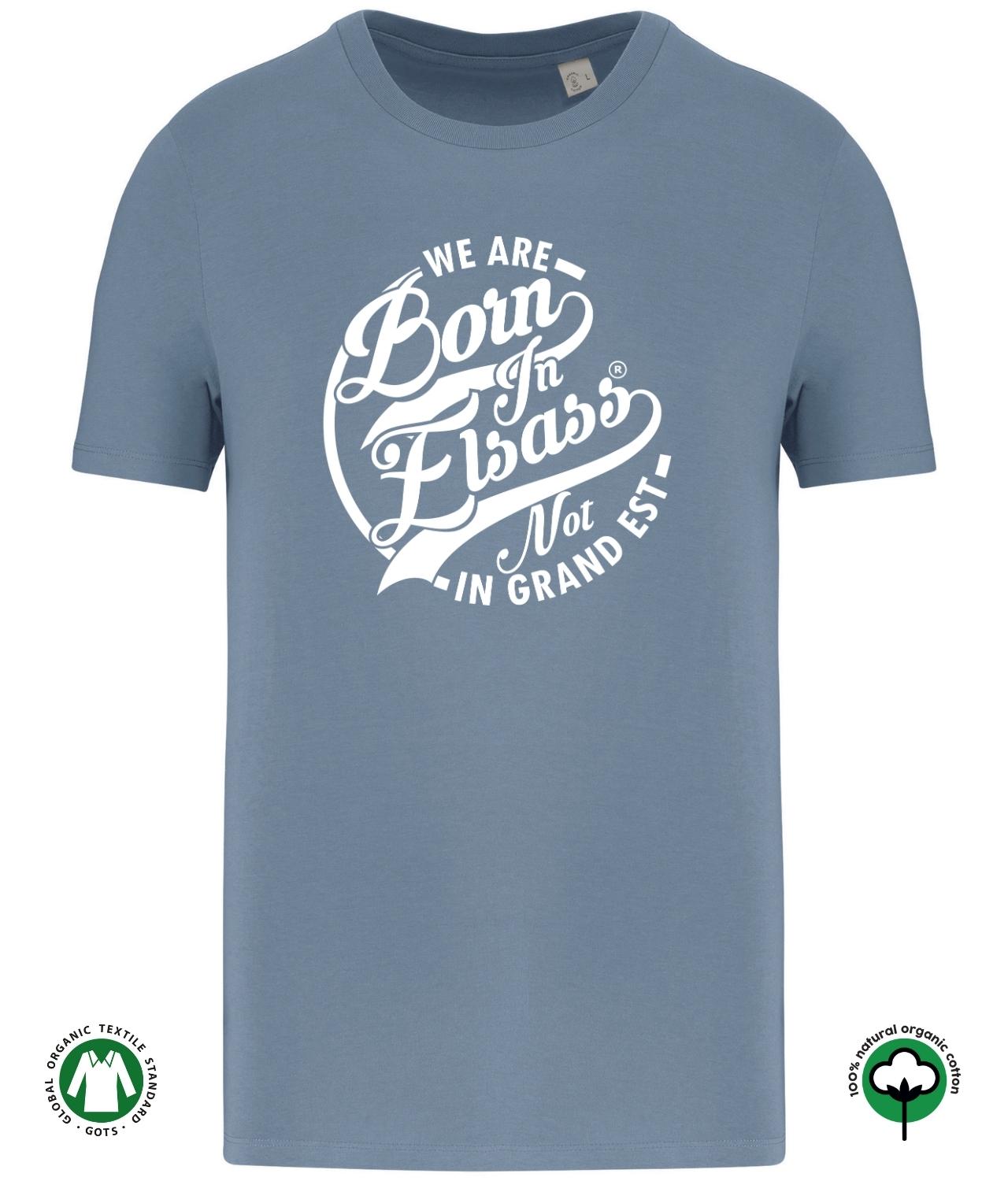 T-Shirt Not in Grand Est Mixte - 100% Coton Bio de Born In Elsass