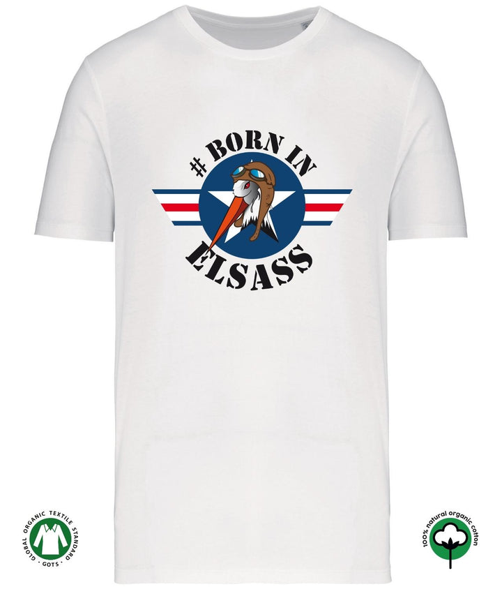 T-Shirt Elsass Army Mixte - 100% Coton Biologique de Born In Elsass